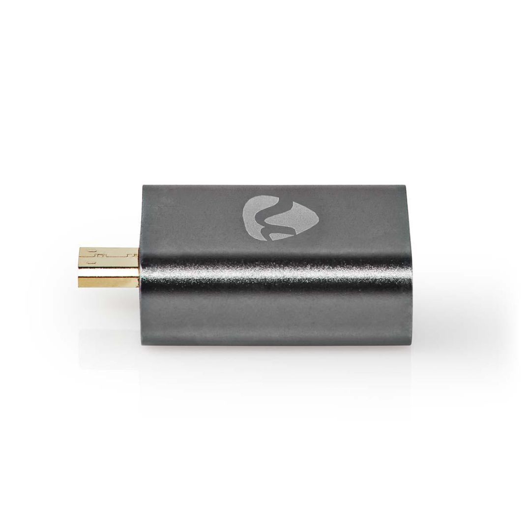 Nedis HDMI Male - HDMI Micro Connector Adapter Gun Metal