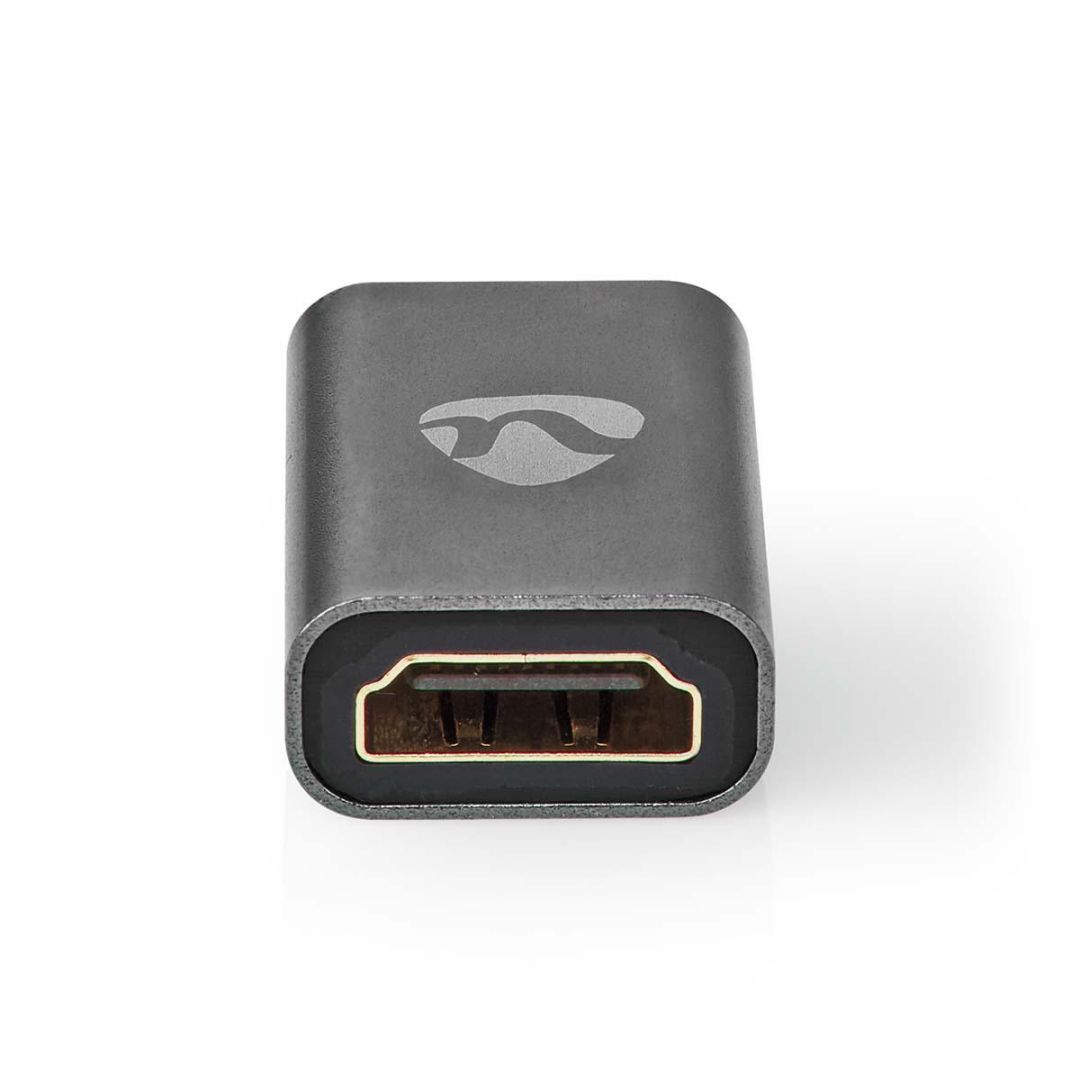Nedis HDMI Male - HDMI Micro Connector Adapter Gun Metal