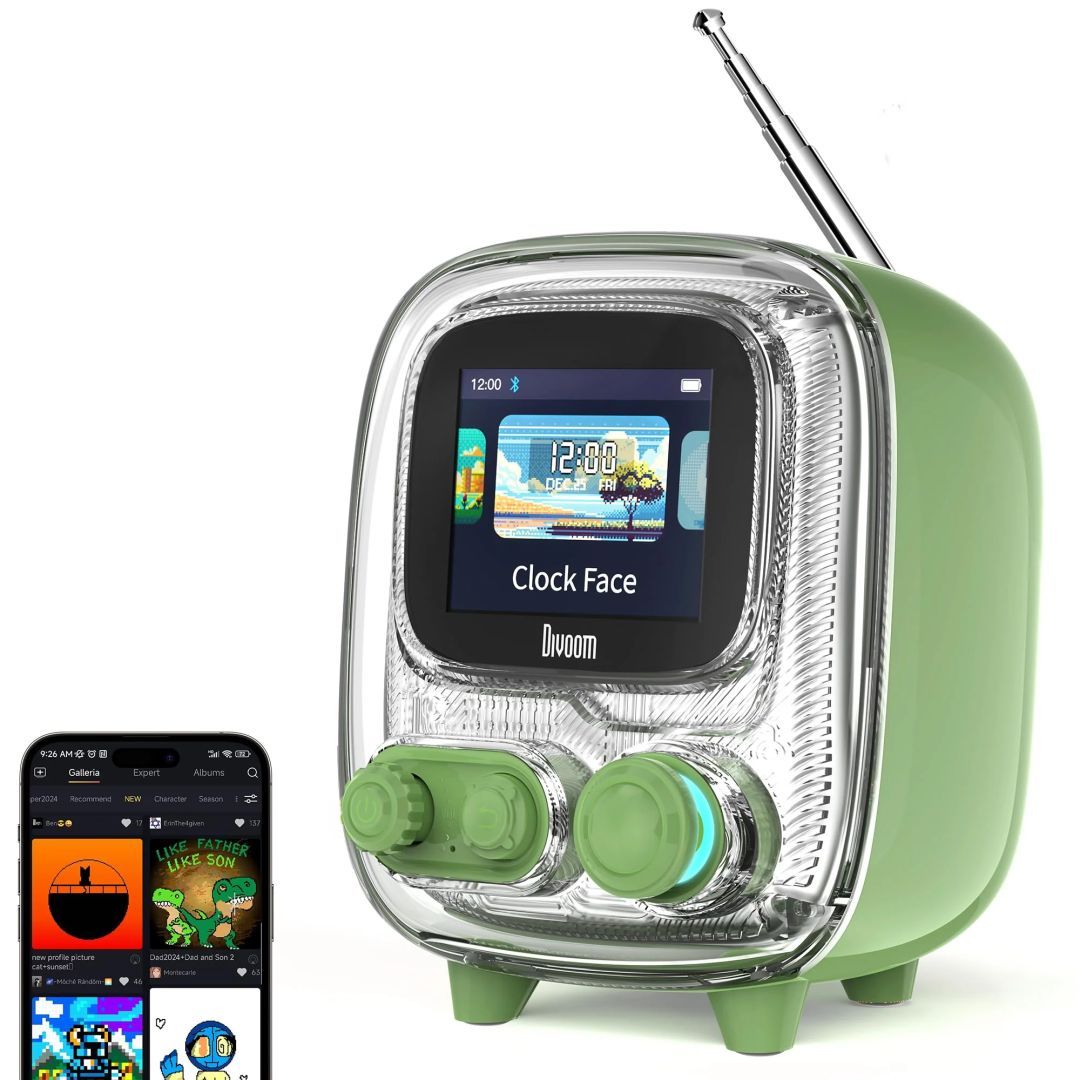 Divoom Tiivoo-2 Bluetooth Speaker Vintage Green