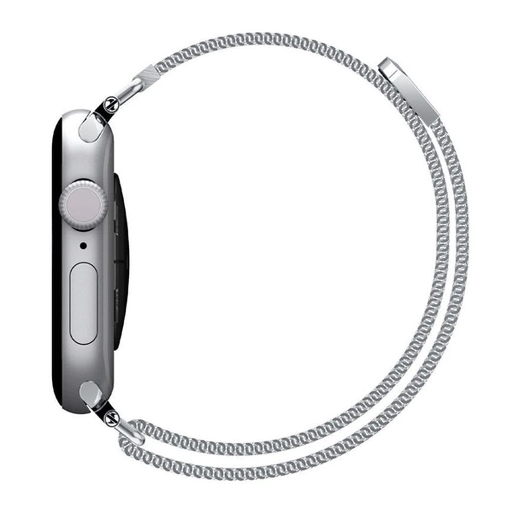Spigen Metal Band for Apple Watch 42mm/41mm/40mm Silver
