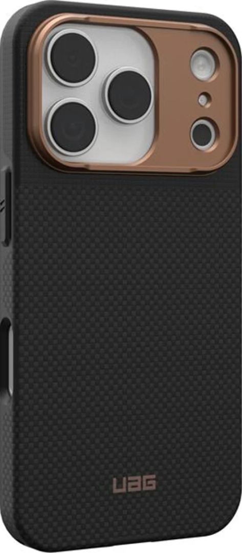 UAG Fiber Armor case for iPhone 17 Pro Kevlar Graphite/Bronze