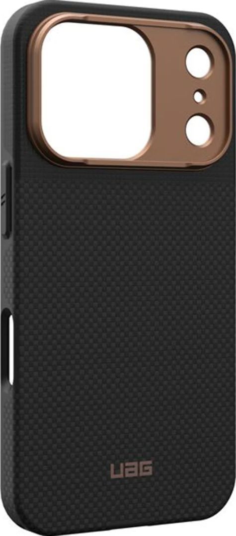 UAG Fiber Armor case for iPhone 17 Pro Kevlar Graphite/Bronze