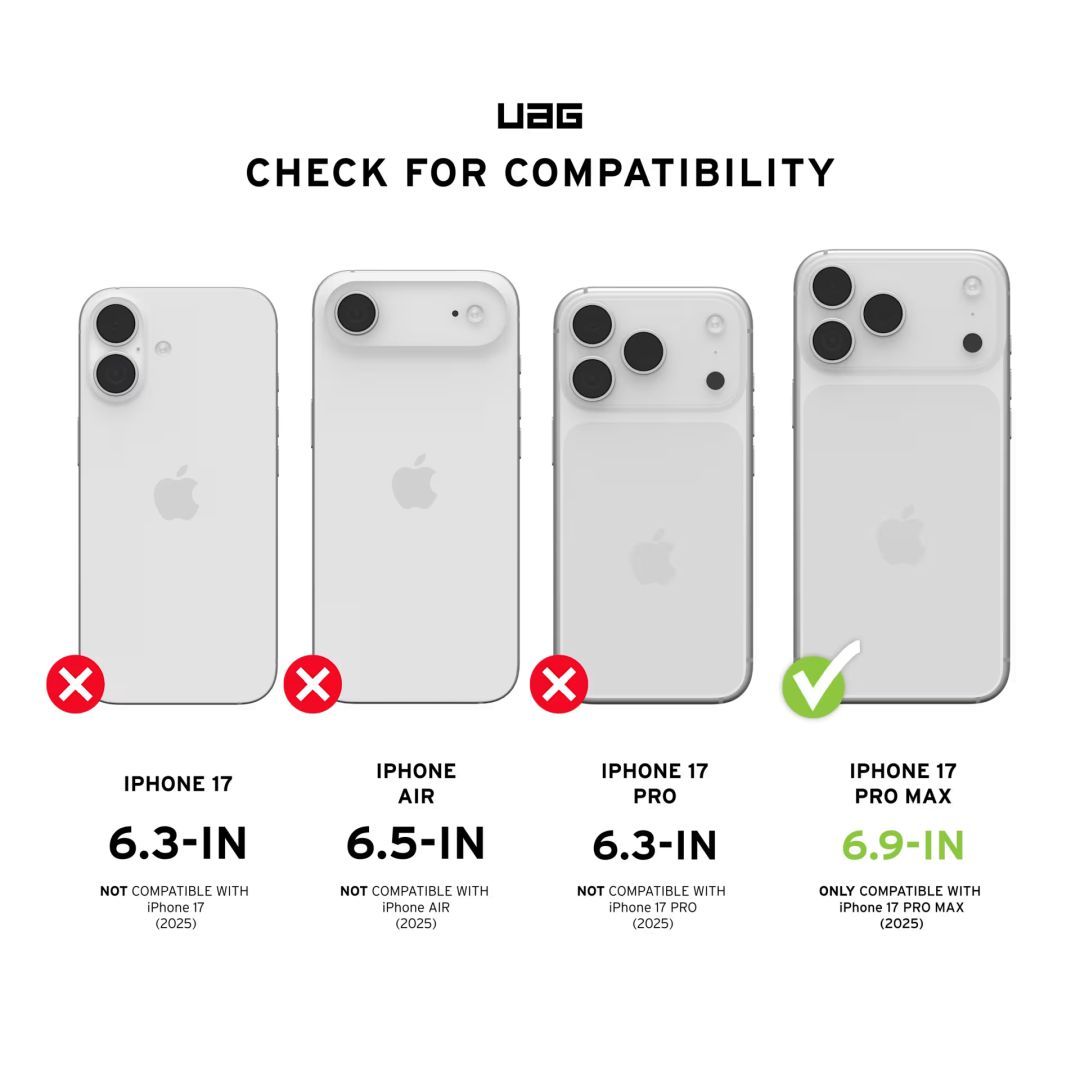 UAG Fiber Armor case for iPhone 17 Pro Max Kevlar Graphite/Bronze