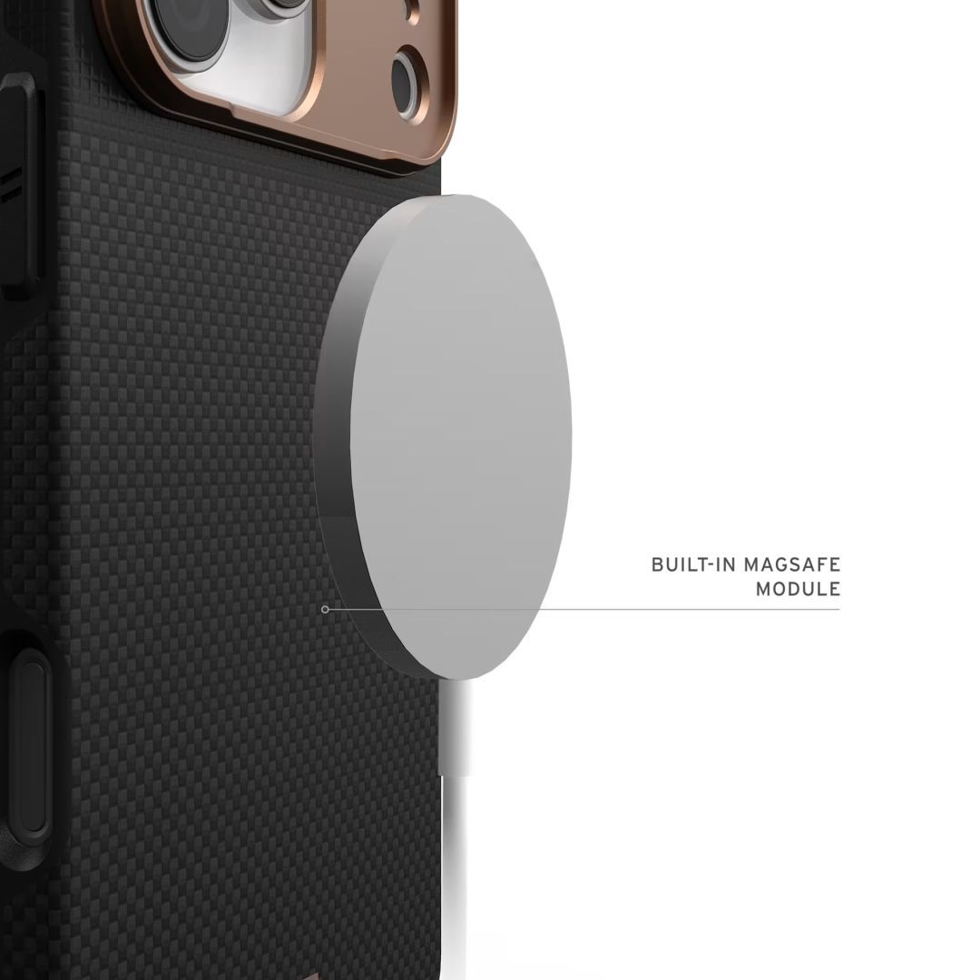 UAG Fiber Armor case for iPhone 17 Pro Max Kevlar Graphite/Bronze