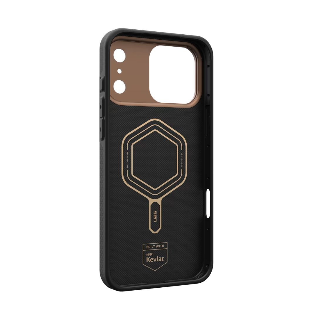 UAG Fiber Armor case for iPhone 17 Pro Max Kevlar Graphite/Bronze