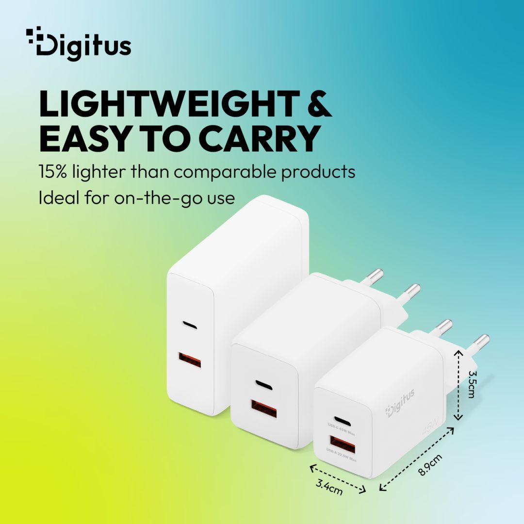 Digitus USB GaN Charger 45W White