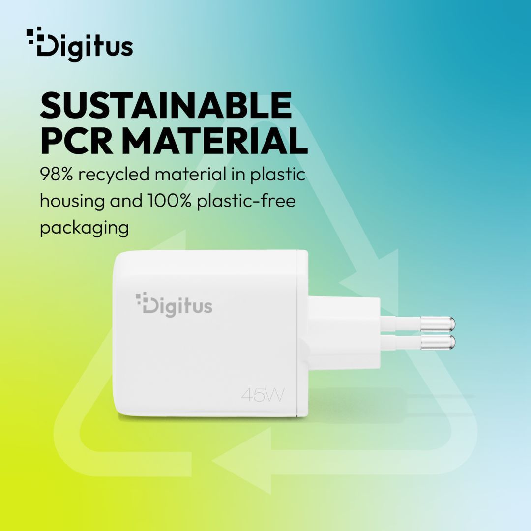 Digitus USB GaN Charger 45W White