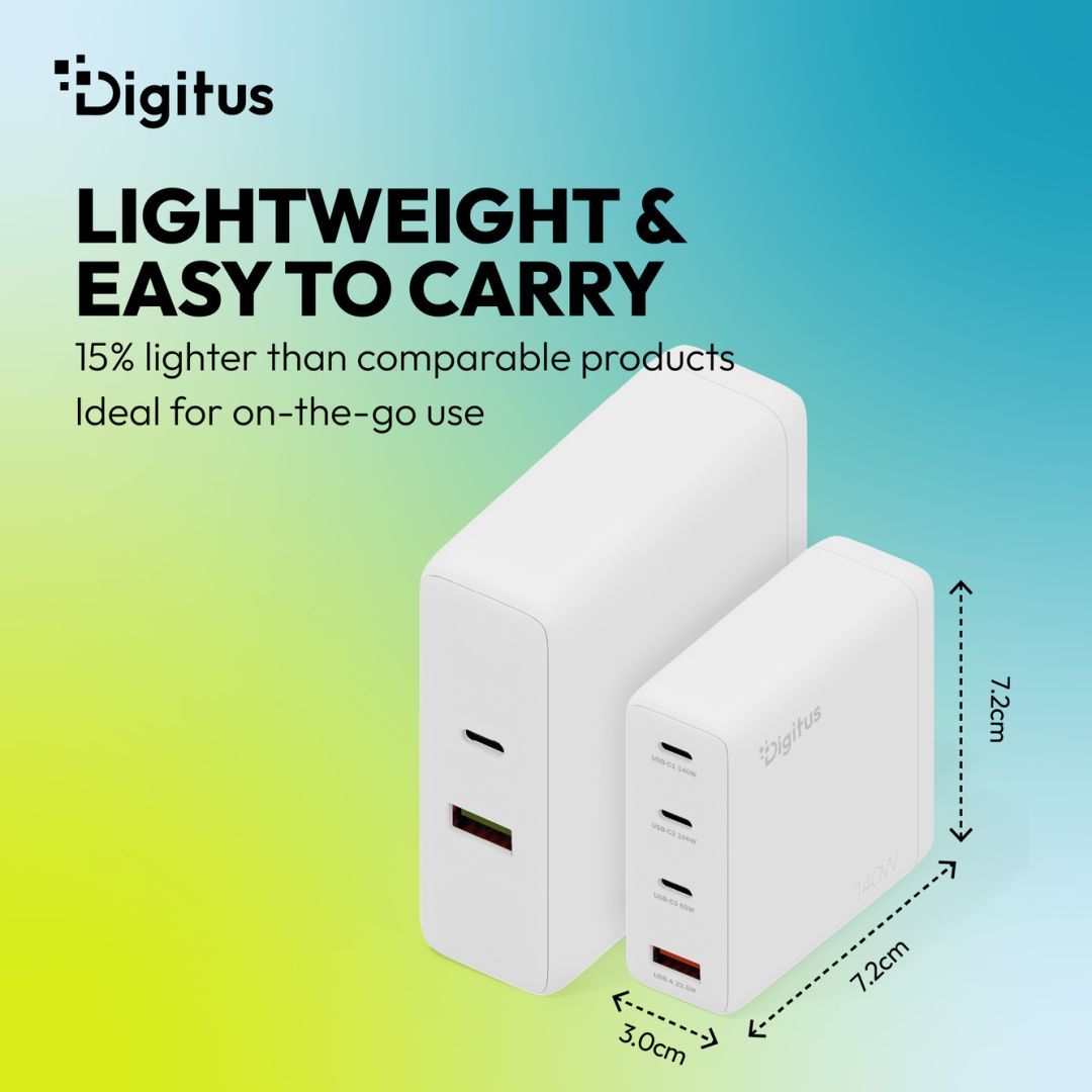 Digitus USB GaN Charger 140W White