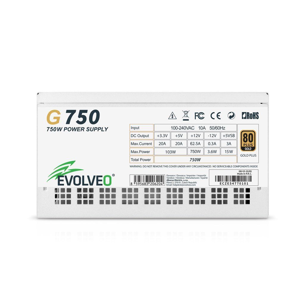 Evolveo 750W 80+ Gold G750
