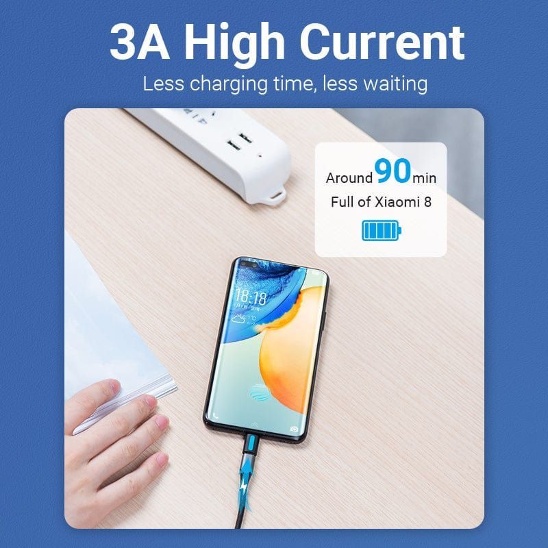 Vention USB-C to microUSB Adapter Black