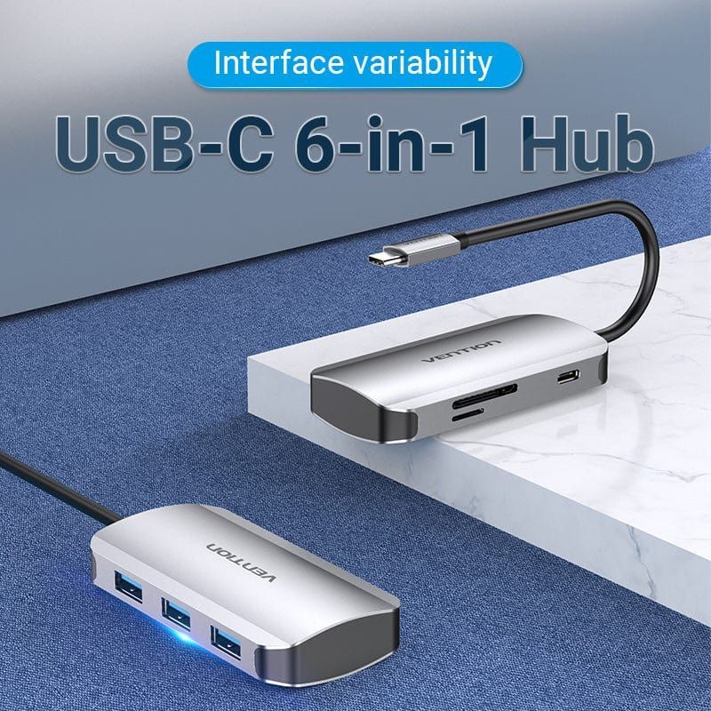Vention TNHHB USB3.0 Card Reader Silver