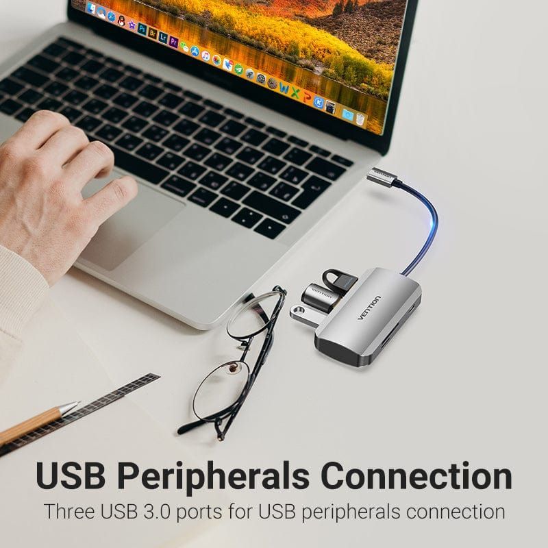 Vention TNHHB USB3.0 Card Reader Silver