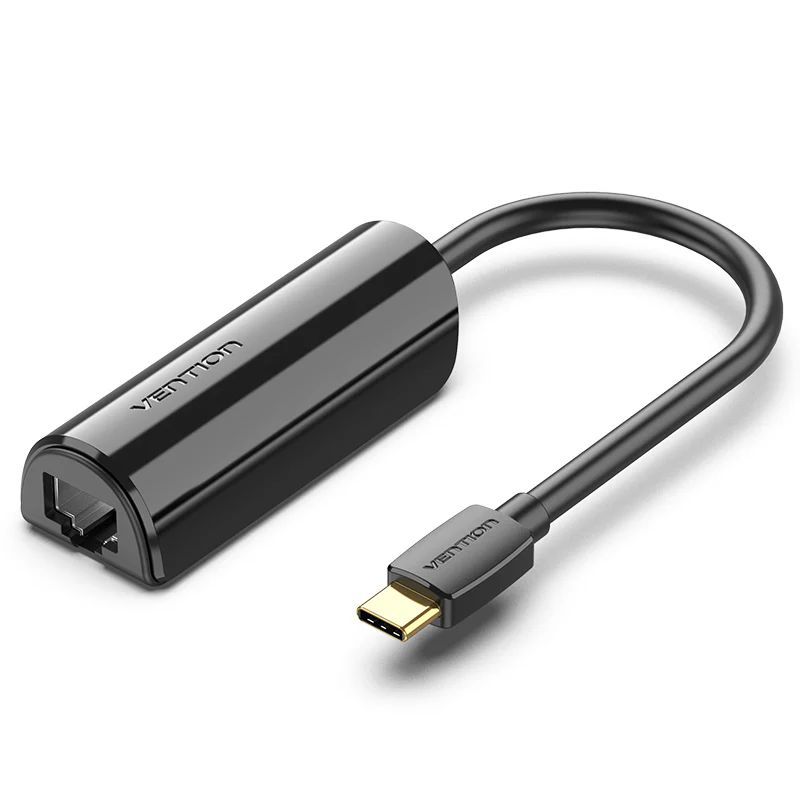 Vention USB-C to Gigabit Ethernet Adapter Black