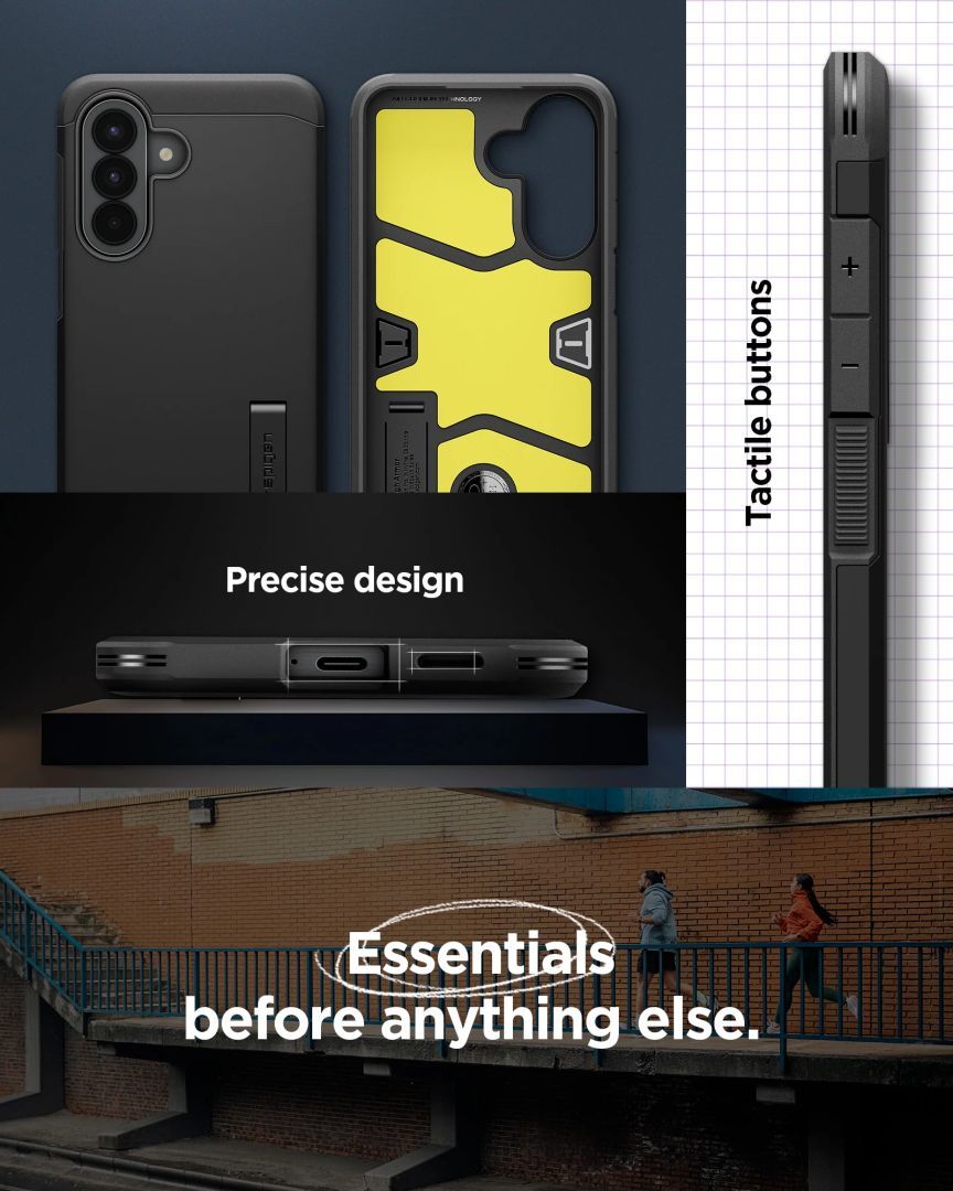 Spigen Tough Armor case for Samsung Galaxy A57 5G Black