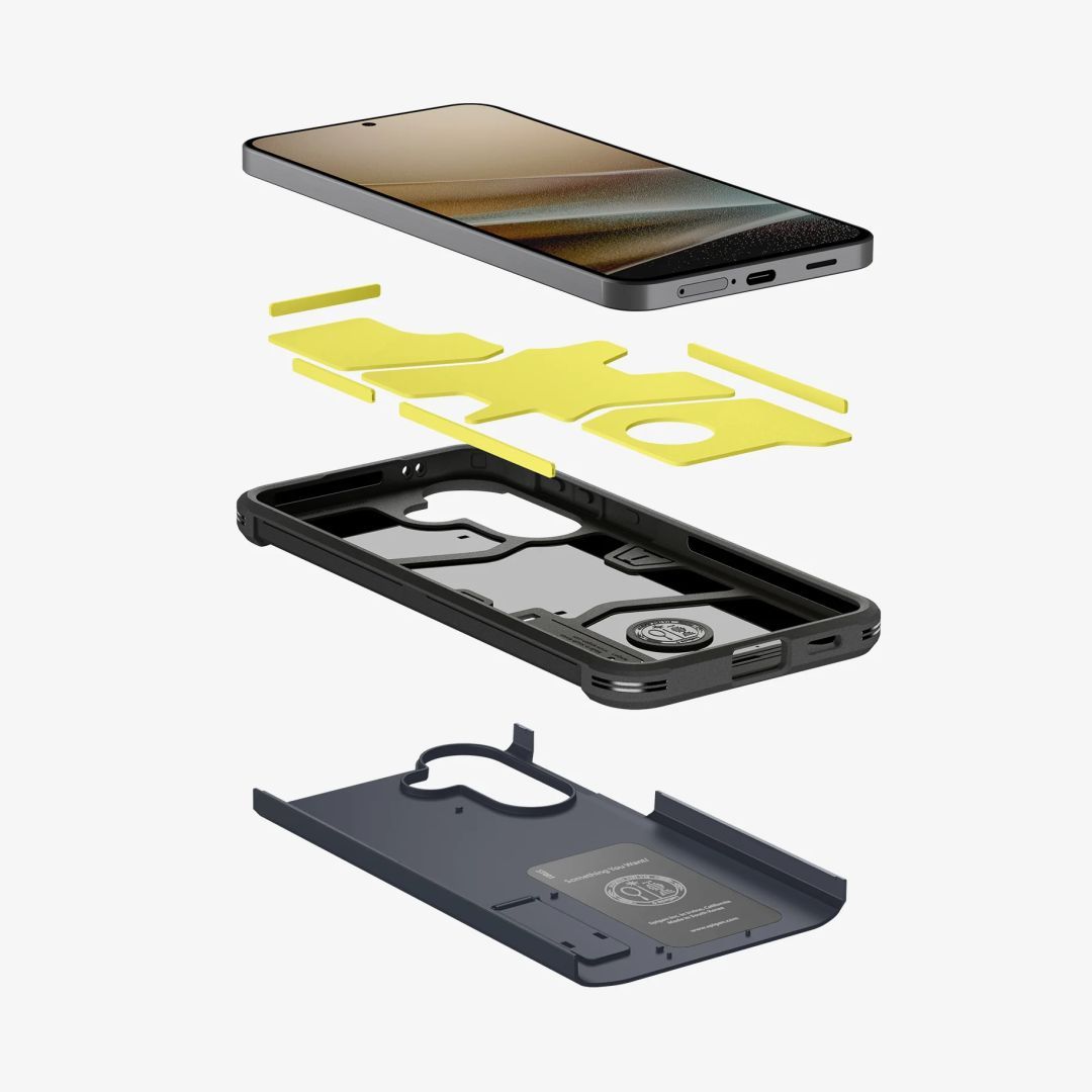 Spigen Tough Armor case for Samsung Galaxy A57 5G Metal Slate