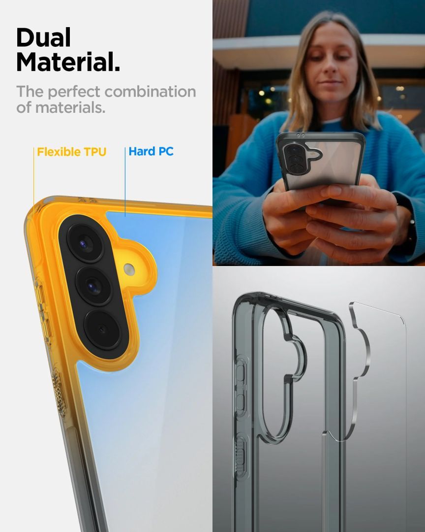 Spigen Ultra Hybrid case for Samsung Galaxy A57 5G Space Crystal