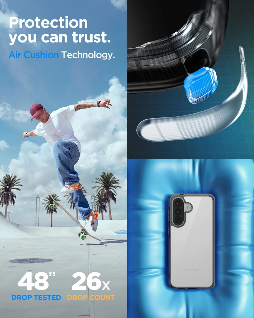 Spigen Ultra Hybrid case for Samsung Galaxy A57 5G Space Crystal