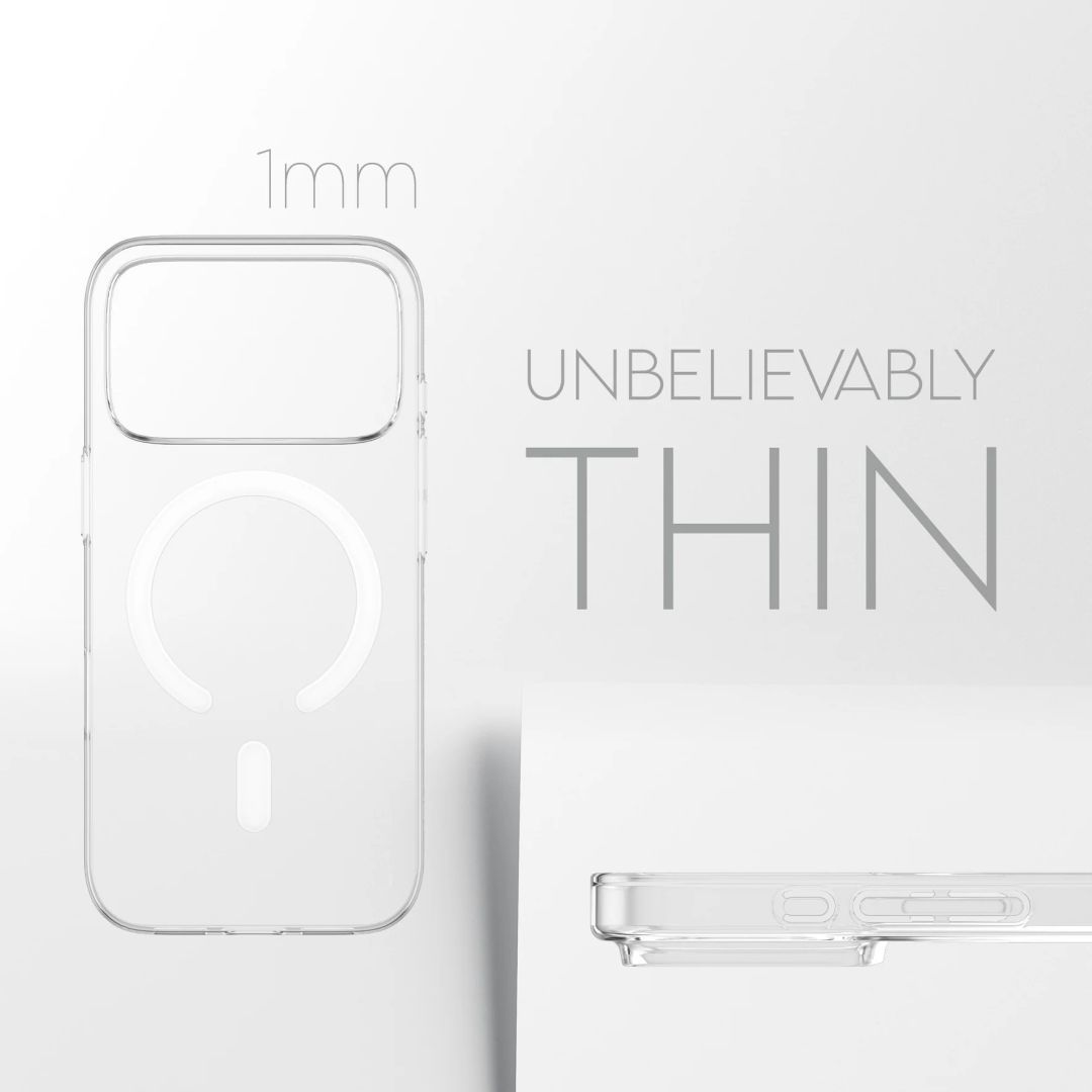 PanzerGlass Care slim MagSafe case for iPhone 17 Pro Transparent