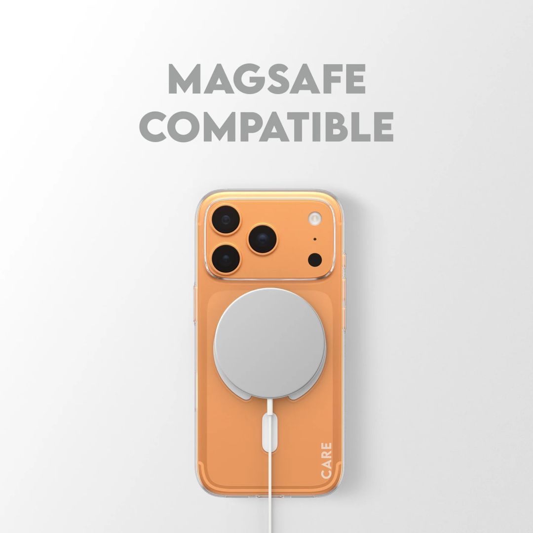 PanzerGlass Care slim MagSafe case for iPhone 17 Pro Transparent