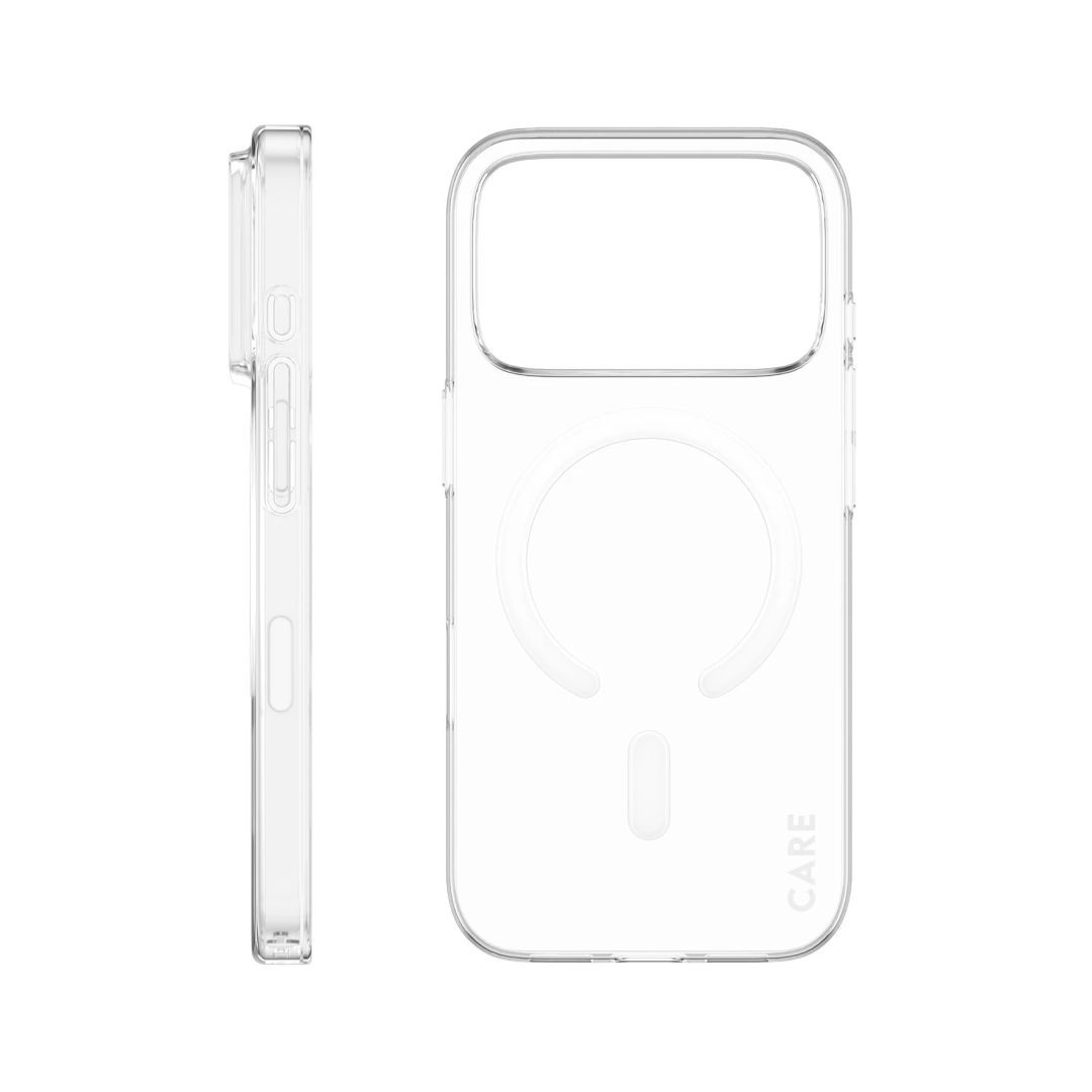 PanzerGlass Care slim MagSafe case for iPhone 17 Pro Transparent