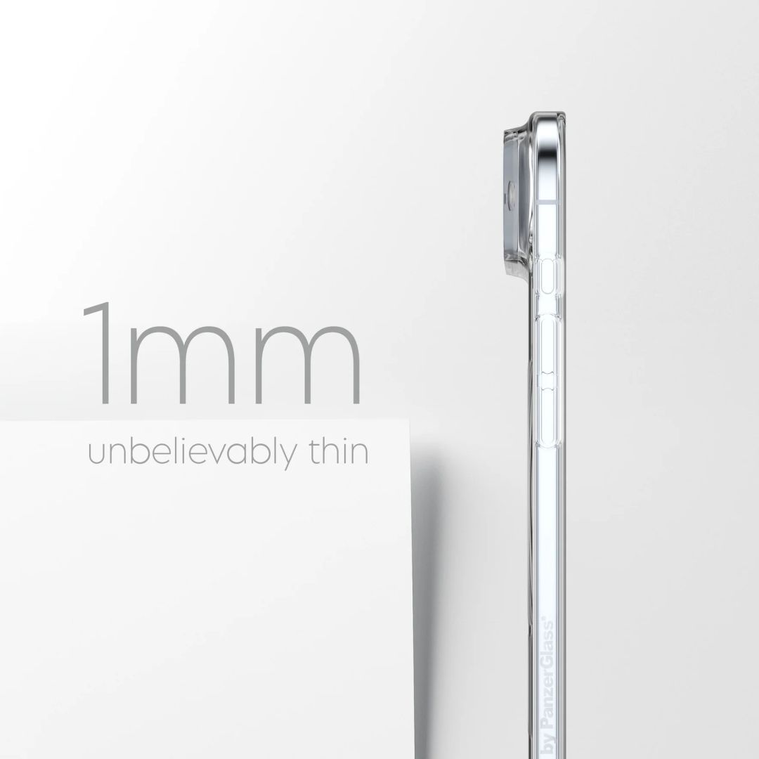 PanzerGlass Care slim MagSafe case for iPhone Air Transaprent