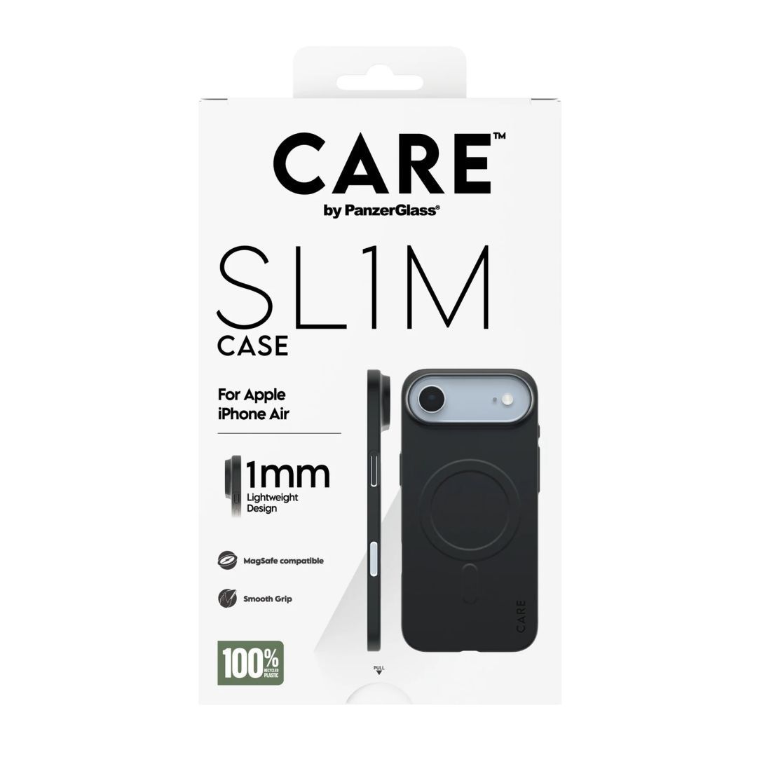 PanzerGlass Care slim MagSafe case for iPhone Air Black