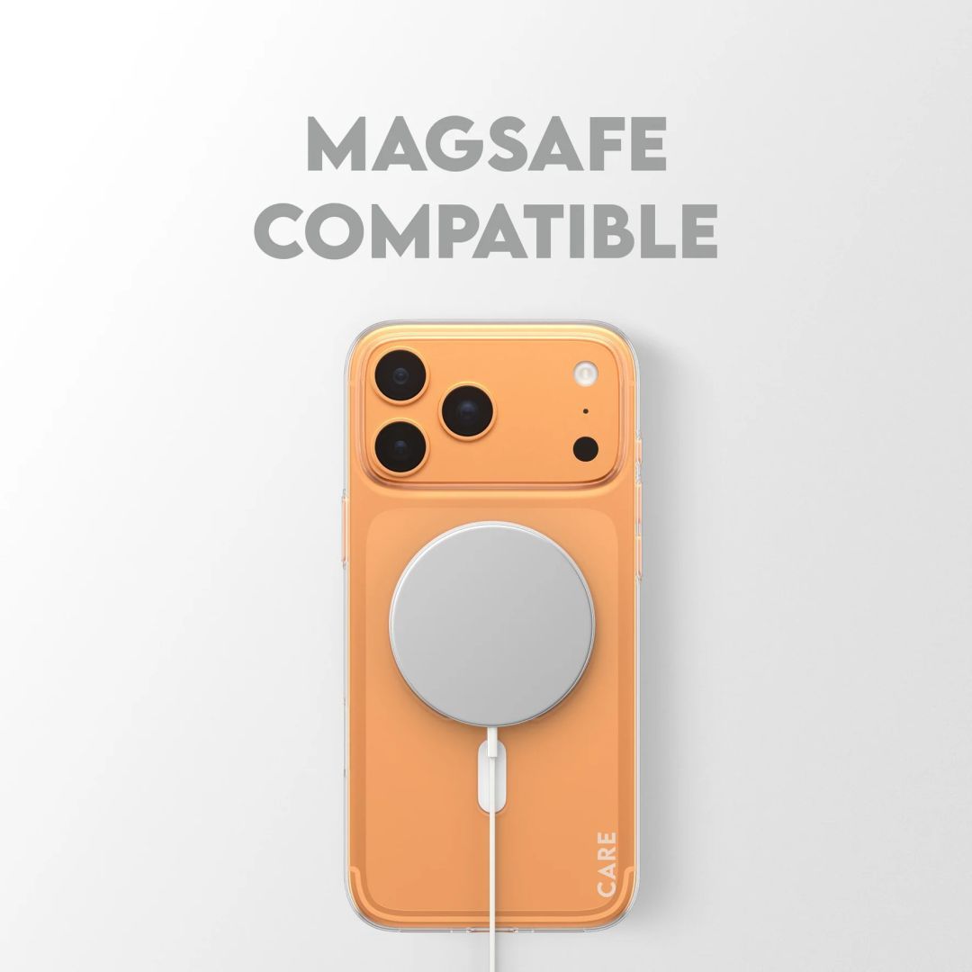 PanzerGlass Care slim MagSafe case for iPhone 17 Pro Max Transaprent