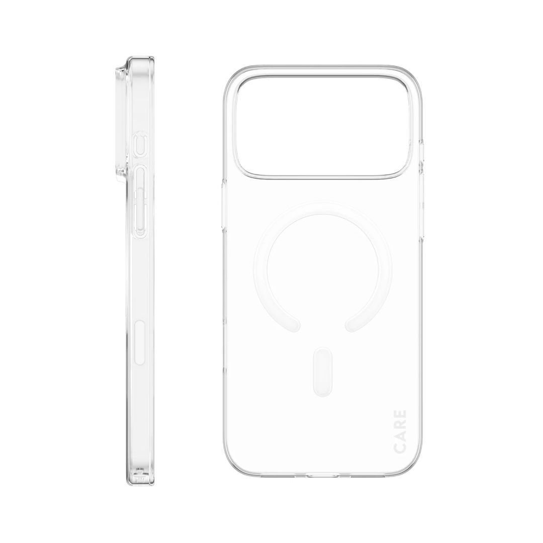 PanzerGlass Care slim MagSafe case for iPhone 17 Pro Max Transaprent