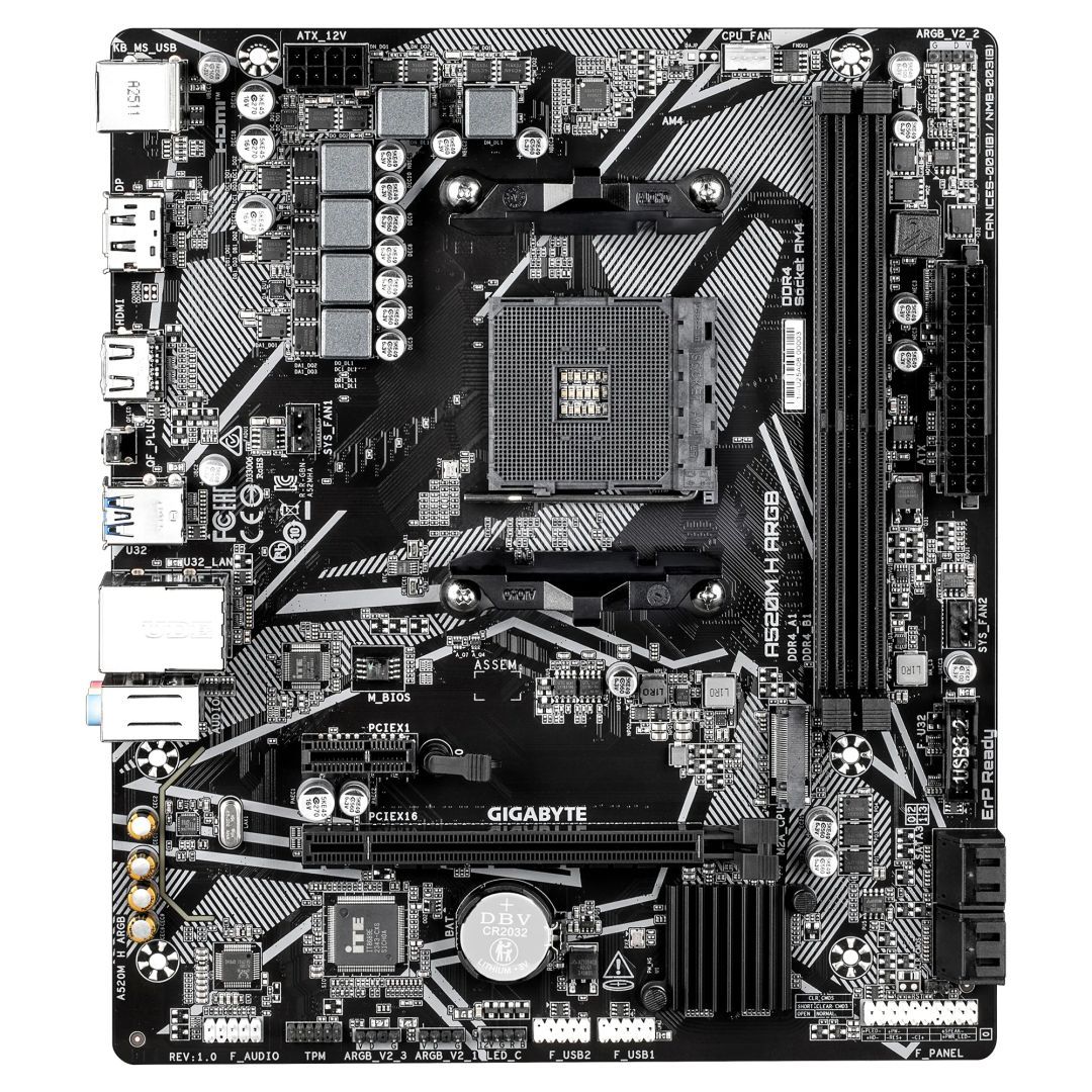 Gigabyte A520M H ARGB