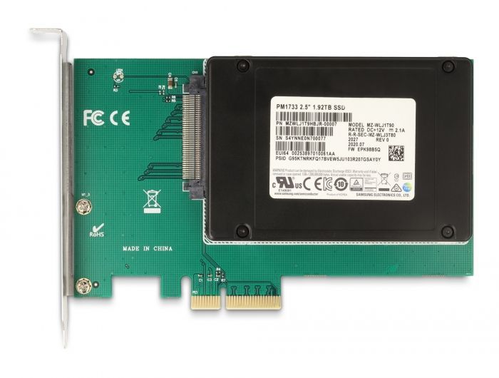 DeLock PCI Express x4 Card to 1 x internal U.2 NVMe SFF-8639 DeLock PCI Express x4 Card to 1 x internal U.2 NVMe SFF-8639