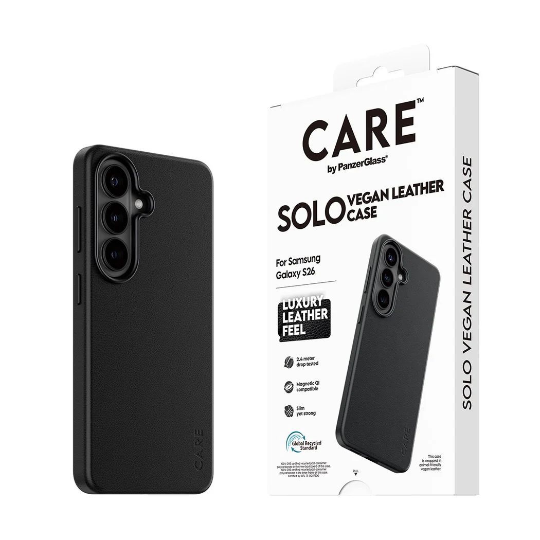PanzerGlass Care Solo Case for Samsung Galaxy S26 Black