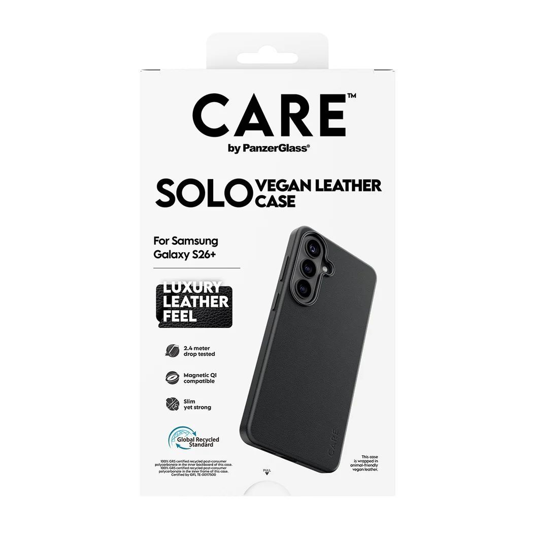 PanzerGlass Care Solo Case for Samsung Galaxy S26 Plus Black