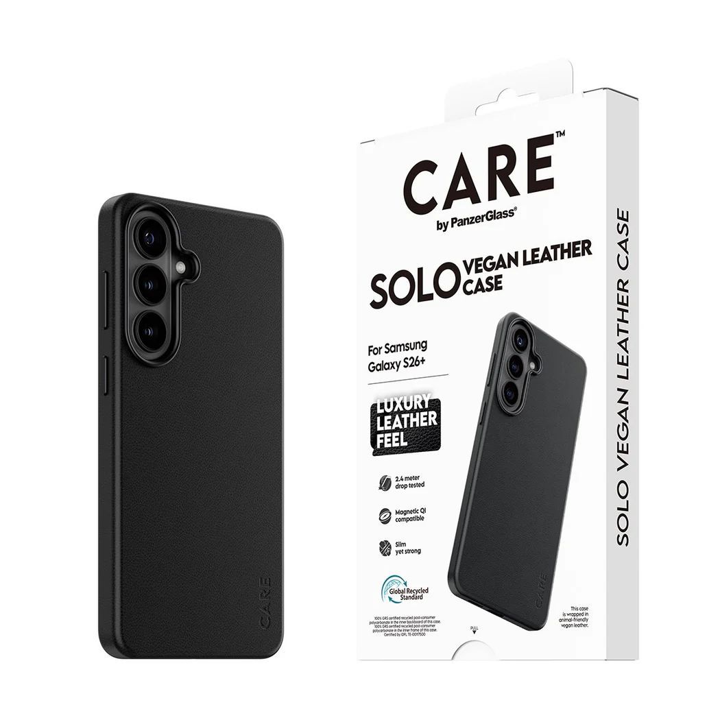 PanzerGlass Care Solo Case for Samsung Galaxy S26 Plus Black