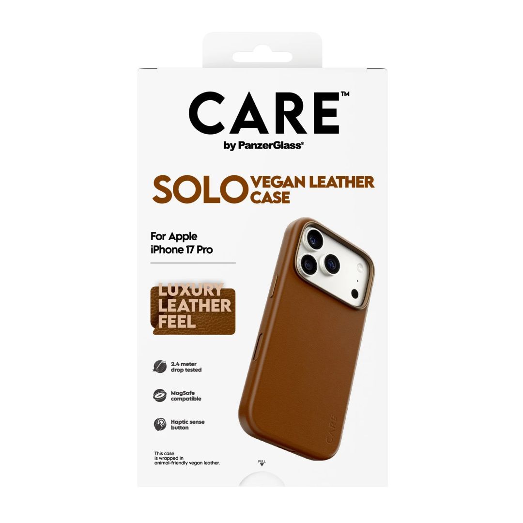 PanzerGlass Care Solo Case for iPhone 17 Pro Brown