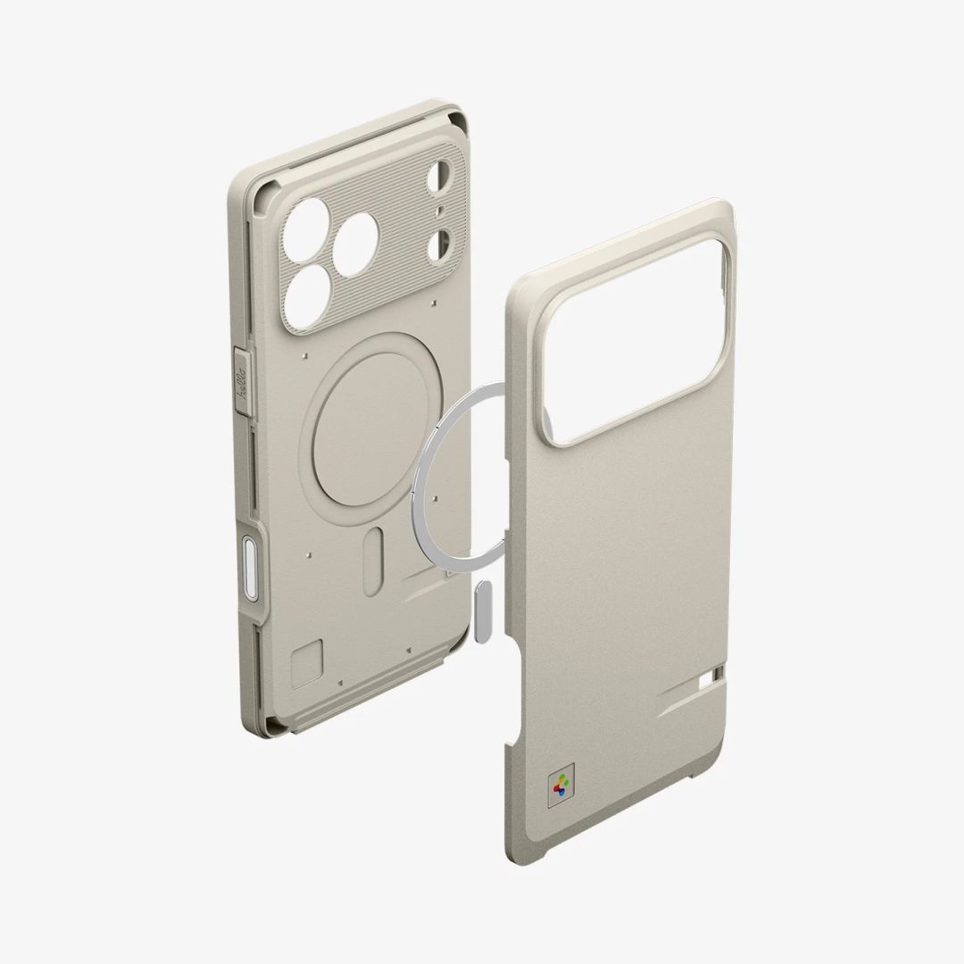 Spigen Classic LS MagSafe case for iPhone 17 Pro Stone