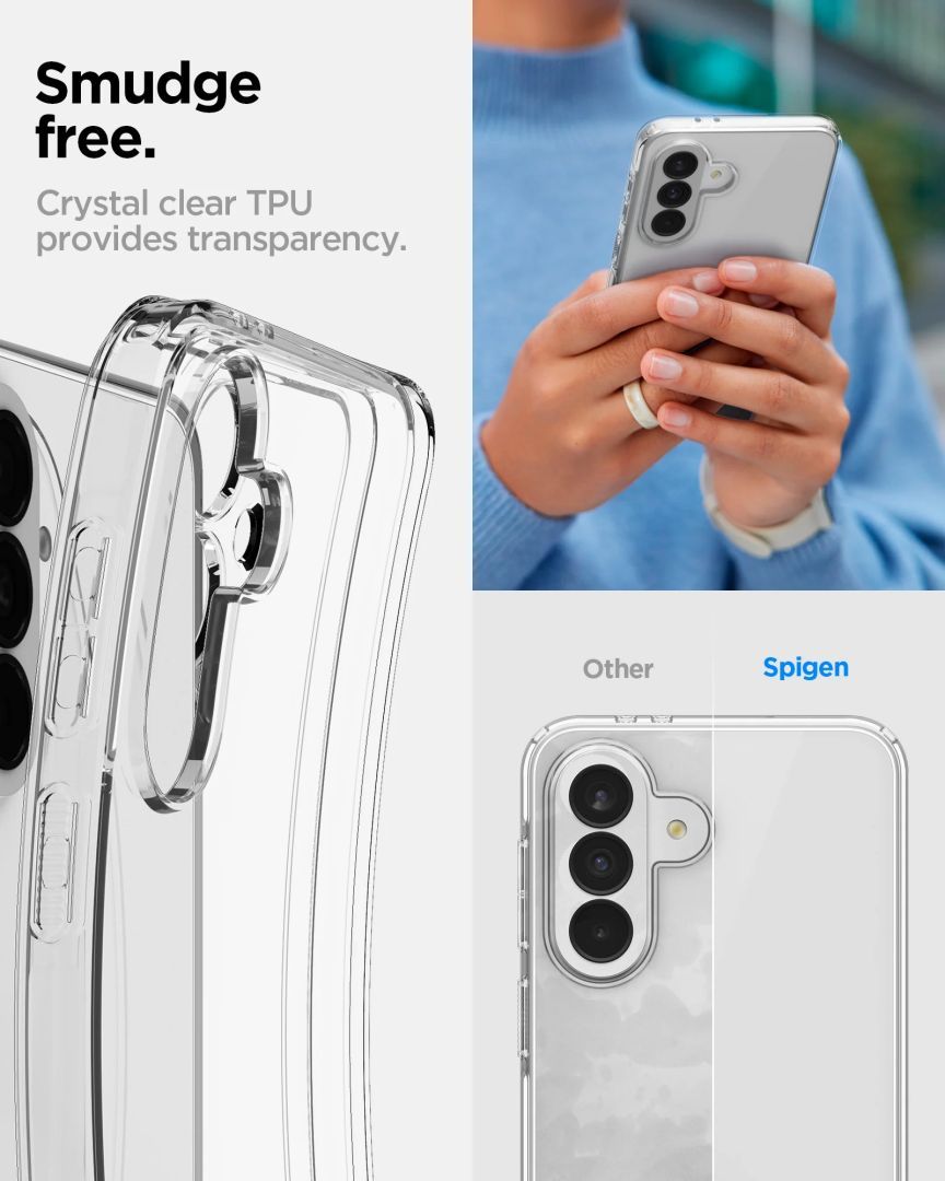 Spigen Liquid Crystal case for Samsung Galaxy A37 5G Crystal Clear