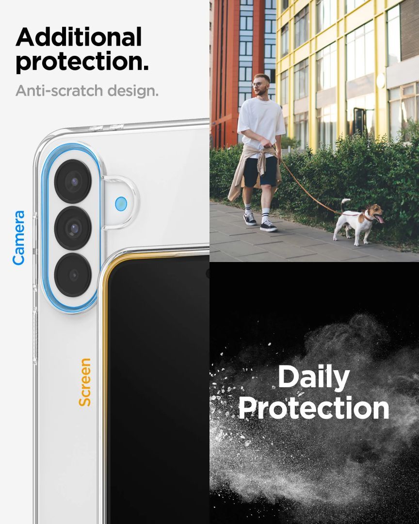 Spigen Liquid Crystal case for Samsung Galaxy A37 5G Crystal Clear