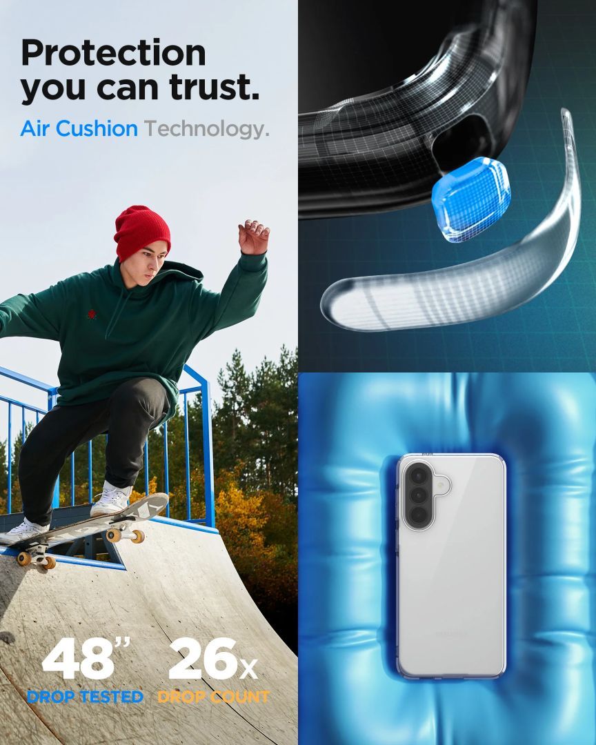 Spigen Liquid Crystal for Samsung Galaxy A57 5G Crystal Clear