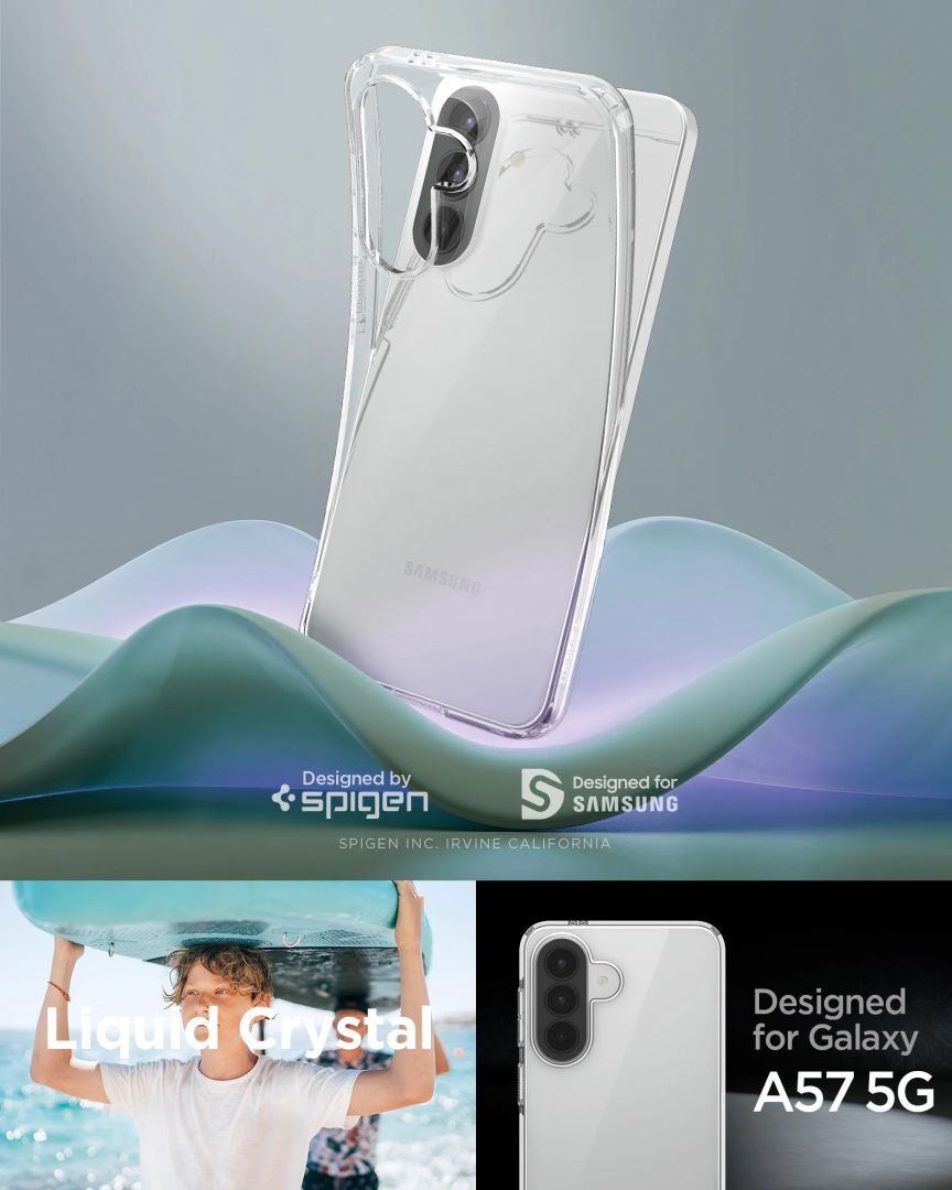 Spigen Liquid Crystal for Samsung Galaxy A57 5G Crystal Clear