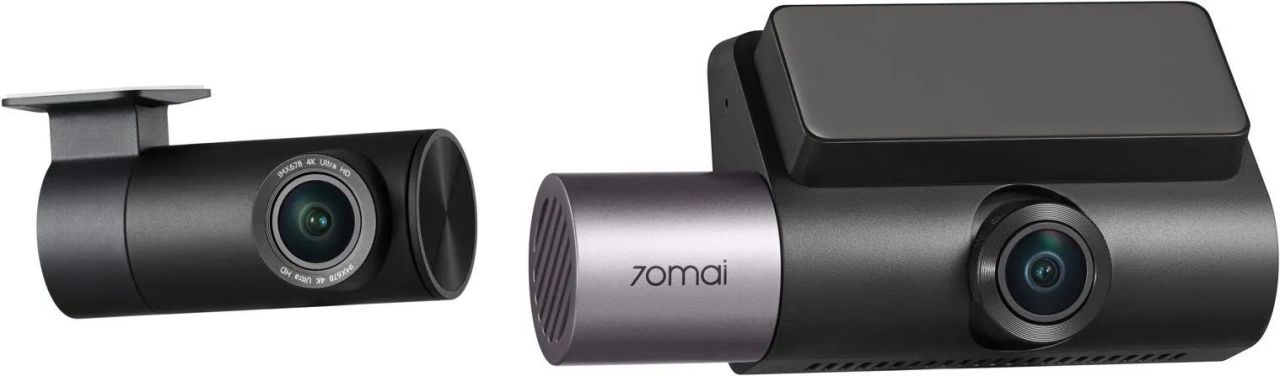 Xiaomi 70mai Dash Cam 4K T800 HDR + RC41 + 256GB micrtoSDXC Set Black
