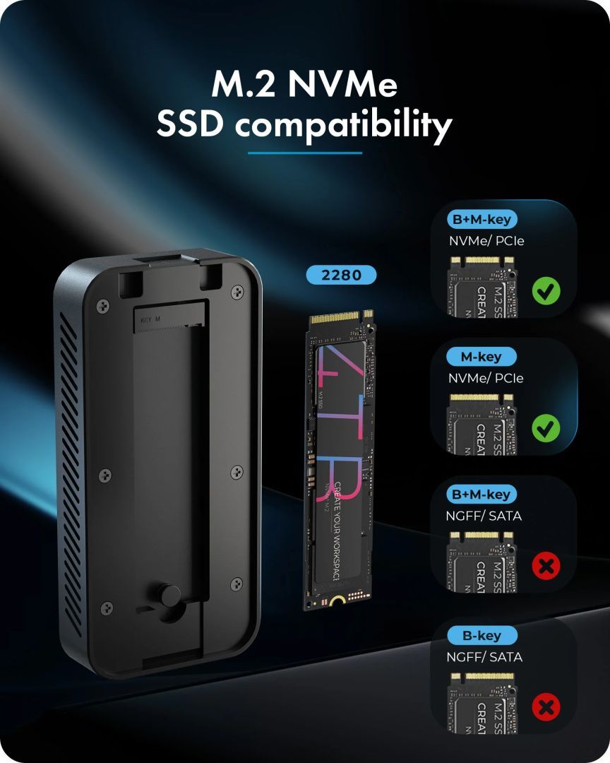 Raidsonic Icy Box IB-1920M-C42 M.2 NVMe Enclosure