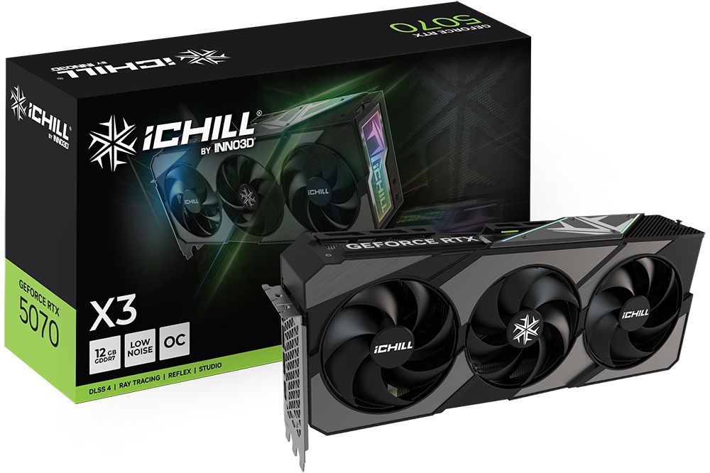 Inno3D GeForce RTX5070 12GB GDDR7 iChill X3