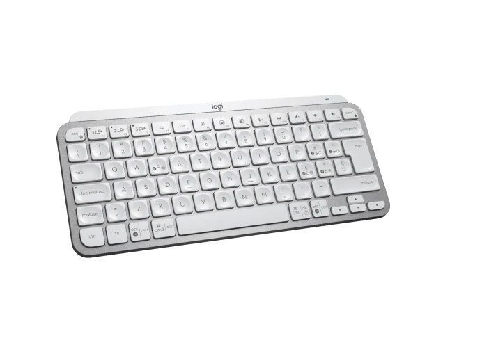 Logitech MX Keys Mini wireless keyboard Pale Grey UK