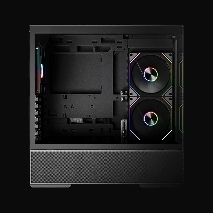 LC Power Gaming 812B Onyx Vision Tempered Glass Black