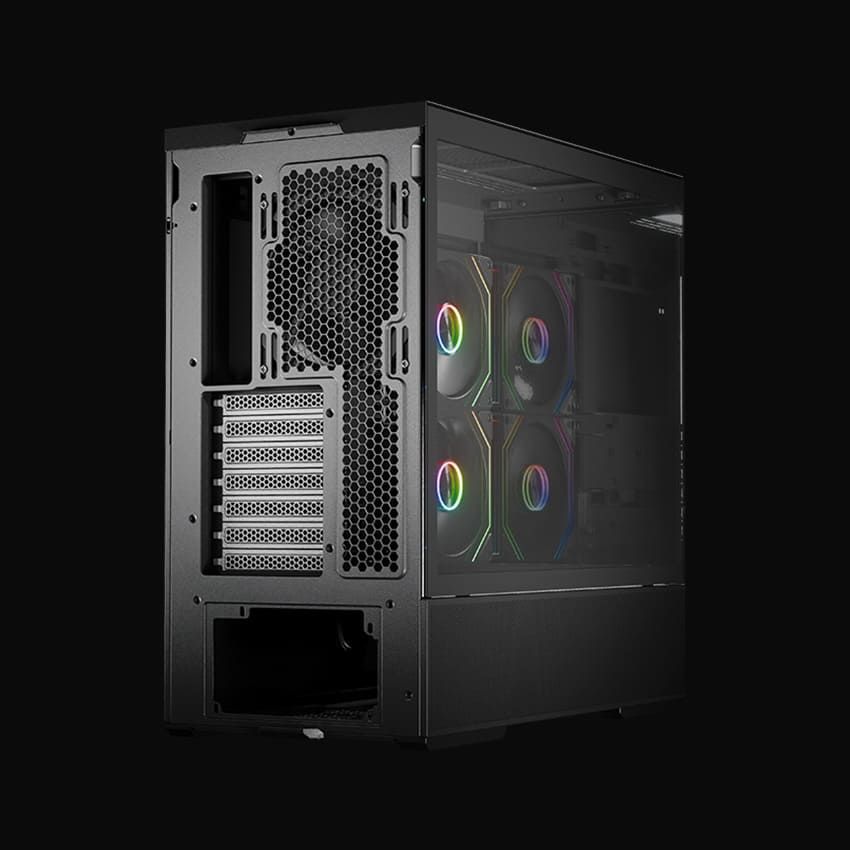 LC Power Gaming 812B Onyx Vision Tempered Glass Black