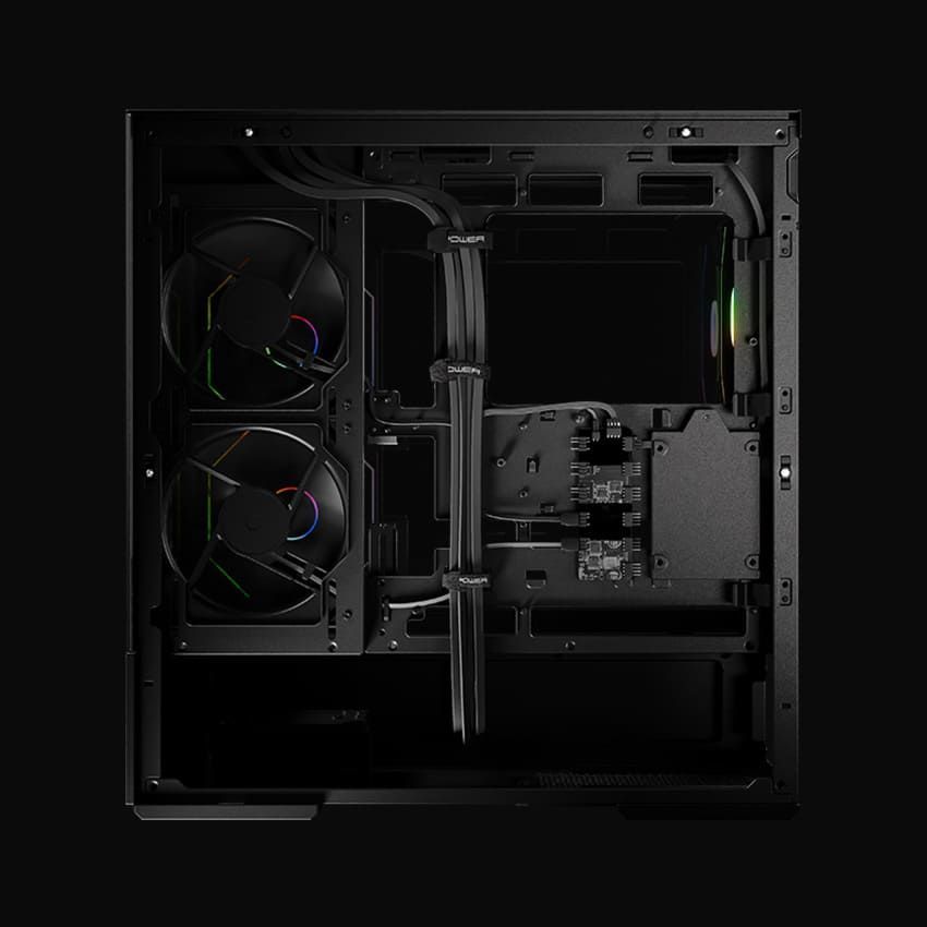 LC Power Gaming 812B Onyx Vision Tempered Glass Black