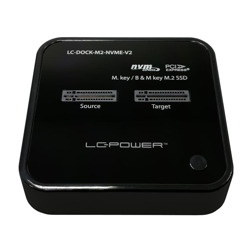 LC Power LC-DOCK-M2-NVME-V2 Docking station for two NVME M.2 SSDs