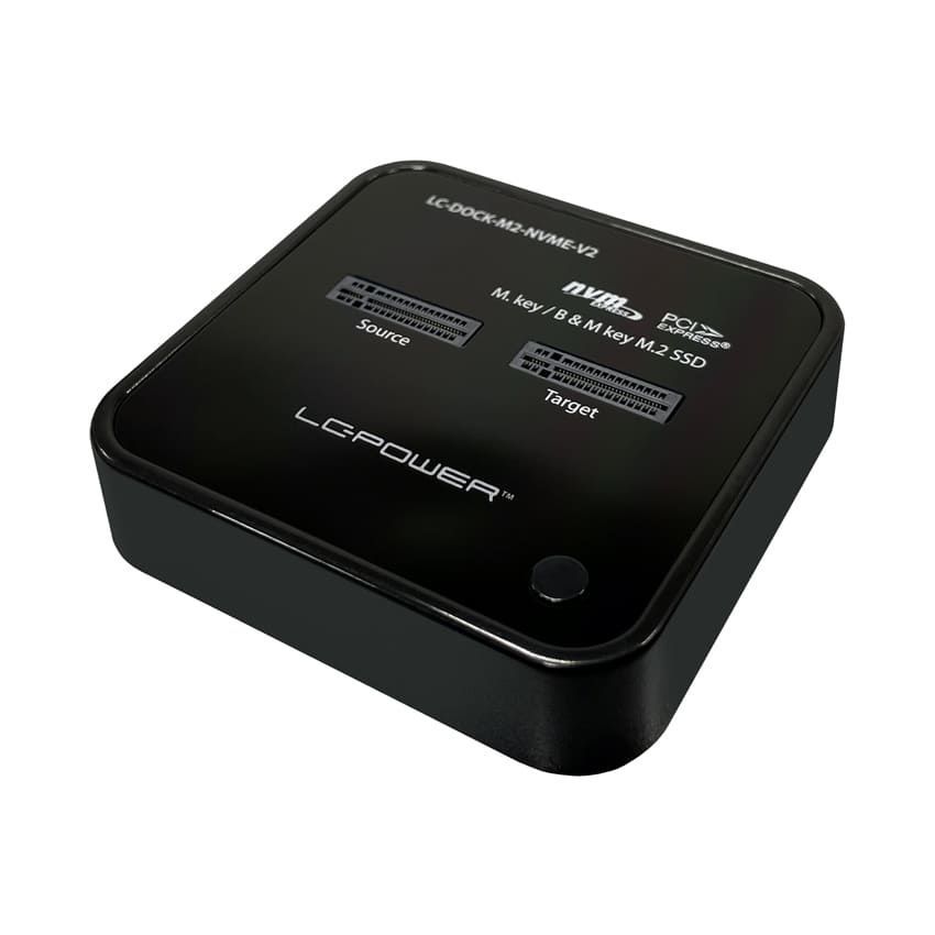 LC Power LC-DOCK-M2-NVME-V2 Docking station for two NVME M.2 SSDs