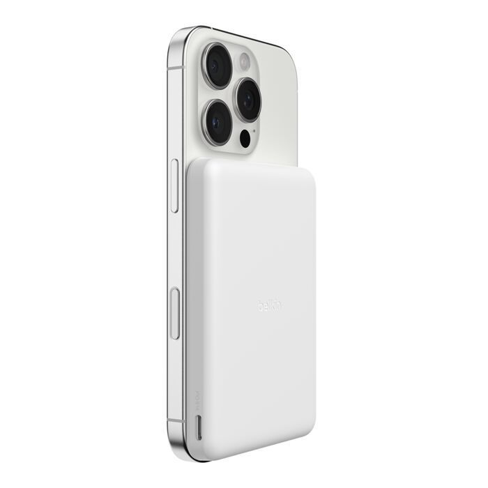 Belkin BoostCharge Slim Magnetic 5000mAh PowerBank White