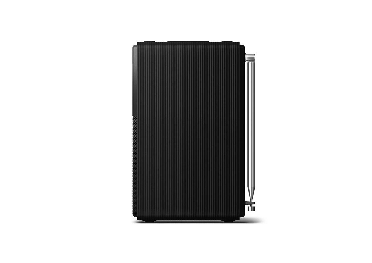 Philips TAR5100/10 Clock Radio Black